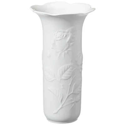 Obrázek Goebel Rosengarten Kaiser váza z biskitového porcelánu v bílé barvě, rozměry: 9 cm x 21 cm, 14 001 29 1