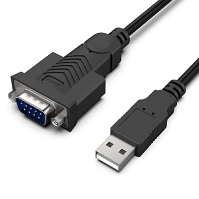 Obrázek BENFEI USB na RS232 sériový kabel s ořechem 1,8 m, RS 232 (9 Pin) DB9 čipovou sadou PL2303 Prolific, kompatibilní Windows 11/10/8.1/8/7, Mac OS X 10.6 a vyšší (NOT VGA)