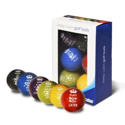 Obrázek Longridge Udržujte golfové míčky Novelty v klidu (balení po 6) různé