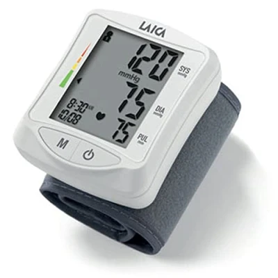 Obrázek Laica Handgelenk Blutdruckmessgerät BM1006W Vollautomatische Blutdruck und Pulsmessung