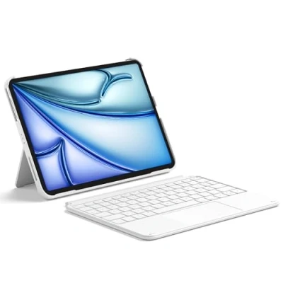 Obrázek Inateck Pouzdro s klávesnicí, ultralehká klávesnice Pro iPad 10/11 generace A16 2025 11 palců, Air 11&quot; M3/M2 (2025/2024), 5/4, 4/3/2/1, odnímatelné, touchpadem, QWERTZ, AceTouch