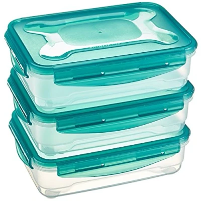 Obrázek AmazonBasics sada pro skladování potravin, vzduchotěsná, 3dílná (3 x 1,2 l)