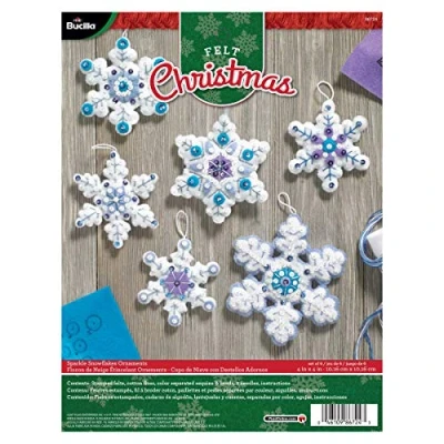 Obrázek Bucilla plsti Verzierungs sada v Rozčleněných Jahreszeitlichen Stylech 4 &quot; X4 &quot;Set of 6