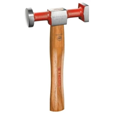 Obrázek 861d.26 Facom 30 x 25 mm Bumping/plán Ishing Hammer z hikorového dřeva Handle Square and Round Faces