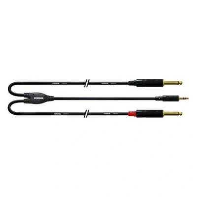 Obrázek CORDIAL kabel Y adaptér minijack stereo/2 Jack mono dlouhý 3 m Essentials Mini /