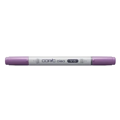 Obrázek COPIC Ciao Marker typ V 15, Mallow, univerzální popisovač rozložení, se středně širokým a štětcovým hrotem