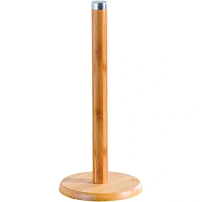 Obrázek KESPER 81203 stojan na kuchyňské role, bambus, hnědý, 14 x 32,5 cm