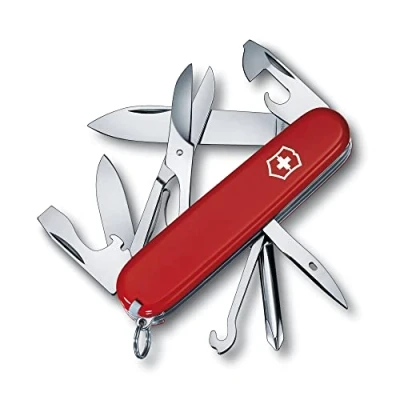 Obrázek Victorinox Švýcarský kapesní nůž Super Tinker, Swiss Army Knife, Multitool, 14 funkcí, čepel, otvírák na konzervy, šroubovák 3 mm