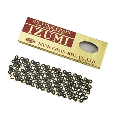 Obrázek Izumi Gold/Black Standard Kette 1/8 x 1/2 (116 Glieder), goldfarben/schwarz, Einheitsgröße