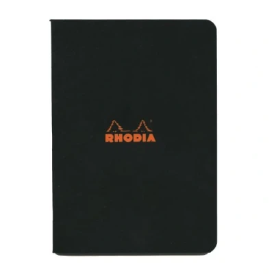 Obrázek Rhodia 119183C sešit (DIN A5, 14,8 x 21 cm, čtverečkovaný, 48 listů) 1 kus černý