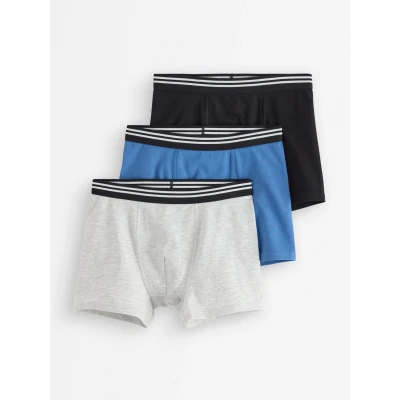 Obrázek Lindex 3PACK Boxerky pro děti, Velikost: 158/164, Light grey melange