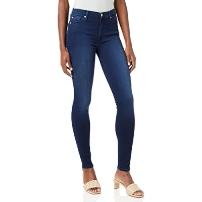 Obrázek 7 For All Mankind Dámské Hw Skinny Jeans, Tmavě modrá