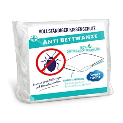 Obrázek Sweetnight Kissenbezüg 65x65 cm Anti Wanzen und Milben Stille Reißverschluss Ohne chemische Behandlung