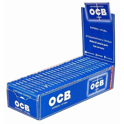 Obrázek OCB 16730 Modrá gumičce Rolling cigaret Papír, modrá, 2 balení