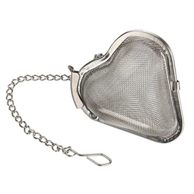 Obrázek Fackelmann louhovač na čaj s konvertor Inox, ušlechtilá ocel, stříbro, ca, 5,3 x 5,5 cm