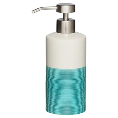 Obrázek Sealskin Dávkovač mýdla Doppio, porcelán, barva: Aqua, ručně malovaný