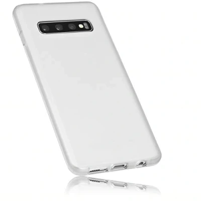 Obrázek mumbi Pouzdro kompatibilní se Samsung Galaxy S10 Handy Case na mobilní telefon, průhledné bílé