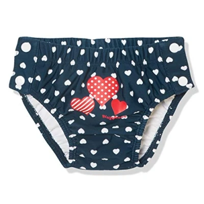 Obrázek Playshoes Unisex dětské UV ochranné plenkové kalhoty plavky, Srdce na knoflíky
