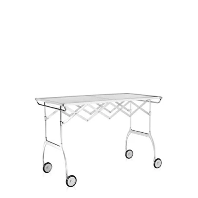 Obrázek Kartell 0446003 Battista vozíček, plastový, bílý, 54 x 69 100 cm