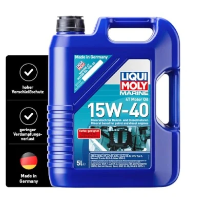 Obrázek LIQUI MOLY Marine 4T Motor Oil 15W 40 5 L Boot minerální motorový olej výr. č.: 25016