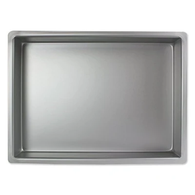 Obrázek PME Podlouhlá hliníková pečicí forma 254 x 381 102 mm, stříbrná, 25 38 10 cm