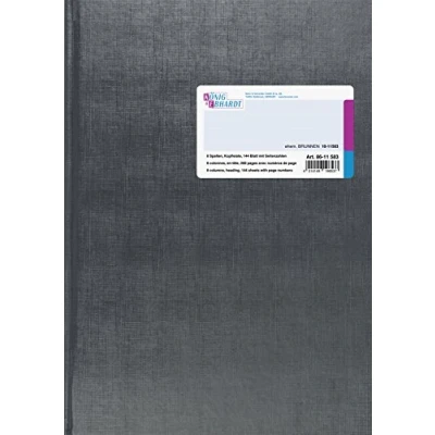 Obrázek König &amp; Ebhardt und 8611583 Kniha se sloupcem, 8 sloupců, 21 x 25. 5 cm, šedá
