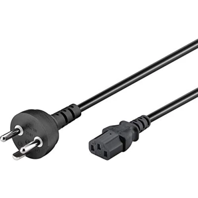 Obrázek Goobay 95732 Kabel pro studené spotřebiče, Dánsko, typ H, 2 m, černý