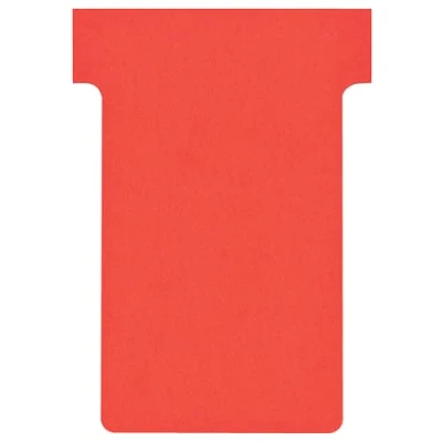 Obrázek Franken GmbH TK101 T karty, velikost 1, moduly nosiče karet, 47 x 17 mm, červená, 100 kusů