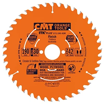 Obrázek CMT ORANGE TOOLS 272.184.40H ITK PLUS KREISSÄGEBLATT HM 187X1.7X20(+16+15.87) Z=40 ATB+SHEAR