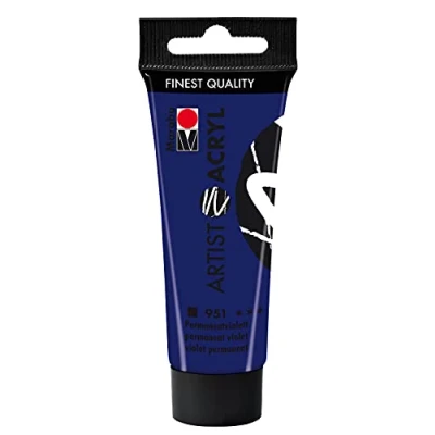 Obrázek Marabu akrylová barva Artist akryl, 22 ml, permanentní fialová