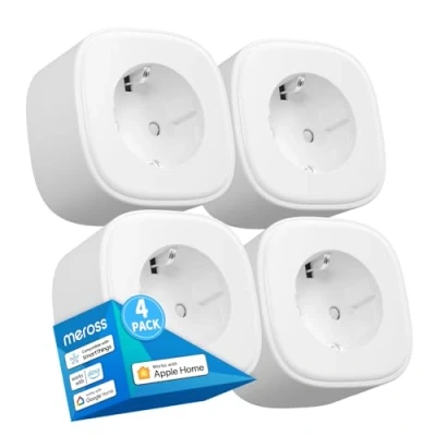 Obrázek meross Wi Fi zásuvka, Smart Plug kompatibilní s Alexa, Apple HomeKit, Google Assistant a SmartThings, časovač dálkové ovládání (4)