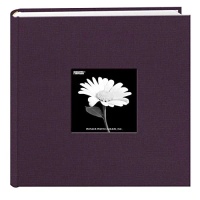 Obrázek Fotoalbum Pioneer s přihrádkami na fotografie a obrázkovým rámečkem z látky Wildberry Purple