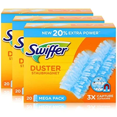 Obrázek Swiffer nahradni magneticke prachovky, 3 x 20 kusu