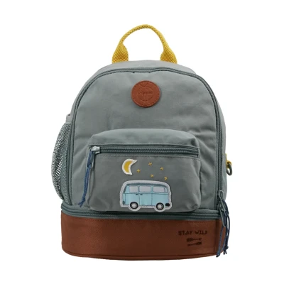 Obrázek Lässig MINI Backpack Adventure BUS Batoh pro děti, Velikost: One Size, Cognac/olive