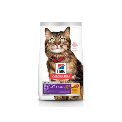 Obrázek HILLS Feline Adult Sensitive Stomomach &amp; Skin Chicken 1,5kg