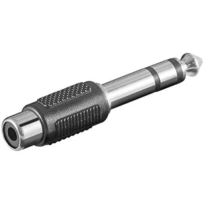 Obrázek PremiumCord Redukce Audio cinch zdířka 6, 35 mm stereo jack konektor
