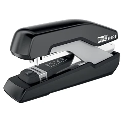 Obrázek Rapid 5000549 sešívačka Super plochá (30 listů, bez námahy, Omnipress, vysoce kvalitní ergonomický kryt, vč. sešívacích sponek, SO30c) černá/šedá