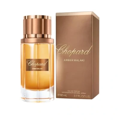 Obrázek Chopard Amber Malaki 80 ml Eau de Parfum pro muže kořeněná ambra vůně teplé tóny ambra, pomerančového květu, papyru a vanilkového bourbonu průhledná skleněná flakon