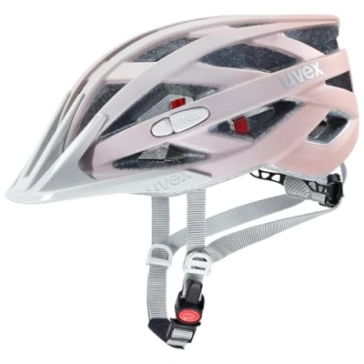 Obrázek uvex i vo cc Leichter Allround Helm für Damen und Herren individuelle Größenanpassung erweiterbar mit LED Licht Grey rosé matt 52 57 cm