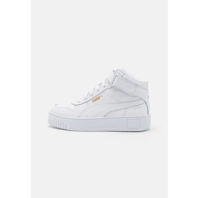 Obrázek Puma Carina Street MID Vysoké tenisky, Ženy, Velikost: 37.5, White/gold Kůže
