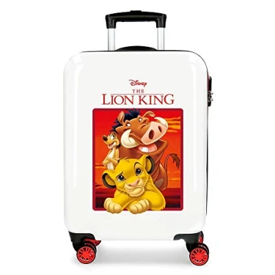 Obrázek Disney The Lion King Kabinenkoffer Rot 37x55x20 cms Hartschalen ABS Kombinationsschloss 34L 2,6Kgs 4 Doppelräder Handgepäck