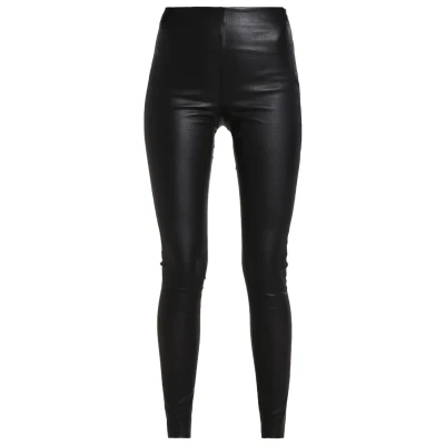 Obrázek Selected Femme Sfsylvia Kožené kalhoty, Ženy, Velikost: 34, Black