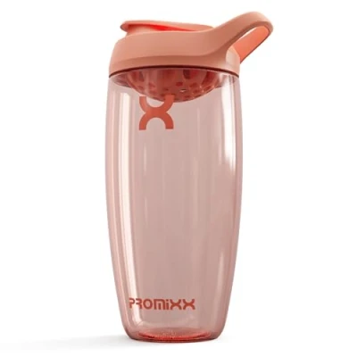 Obrázek Promixx PURSUIT Eiweiß Shaker 950ml Premium für Proteinpulver, Supplements &amp; Pre Workout Auslaufsicher, BPA frei, Leicht zu Reinigen Koralle