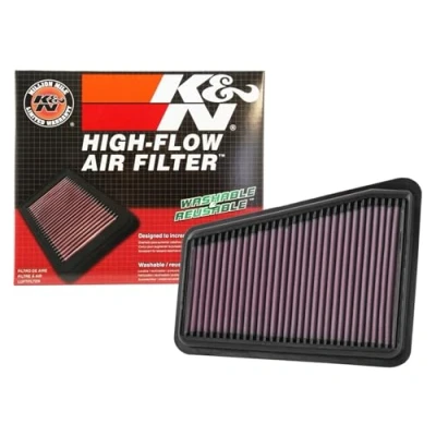 Obrázek K&amp;N Motorluftfilter: wiederverwendbar, alle 75.000 Meilen reinigen, waschbar, Premium, Ersatz Autoluftfilter: kompatibel mit 20182019 GENESIS/KIA (G70, Stinger), 335067
