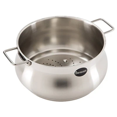 Obrázek Barazzoni Tummy Nudelsieb VAPO Linie, Made in Italy, Edelstahl 18/10, Ø 22 cm