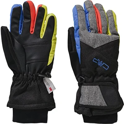 Obrázek CMP Twill Skihandschuhe für Kinder, Black Royal Limeade, 4.5