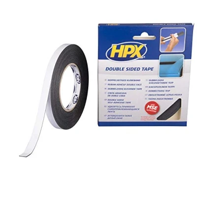 Obrázek HPX ZC04 montážní páska oboustranná černá 12 mm x 10 m