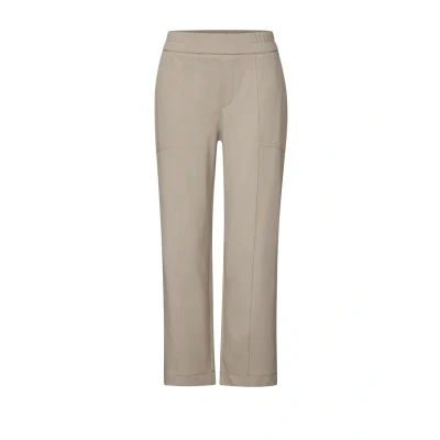 Obrázek Street One Damen A378685 Straight Leg 7/8 Twill Hose, Buff Grey, 38