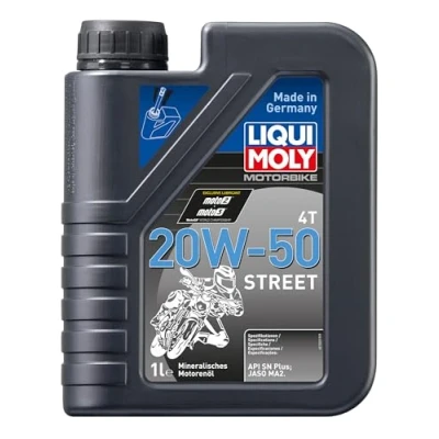 Obrázek LIQUI MOLY Motorbike 4T 20W 50 Street 1 l Motocyklový 4taktní olej výr. č