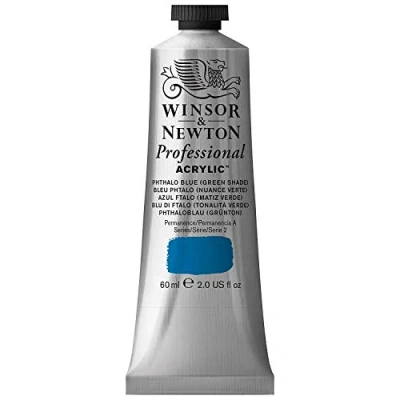 Obrázek Winsor &amp; Newton Profesionální akrylová barva 2320515 v umělecké kvalitě, vysoká zářivost barev a krycí schopnost, archivní kvalita, 60 ml tuba ftalo modrá, zelený odstín